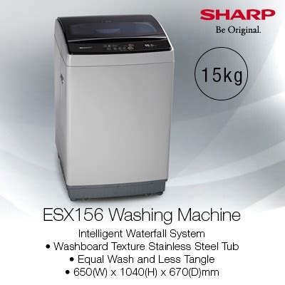 Lg 18kg washing machine 18kg wash and 10kg dryer for sale working good call 66783998. Qoo10 - SHARP OFFICIAL Washing Machine ESX156 : Major ...