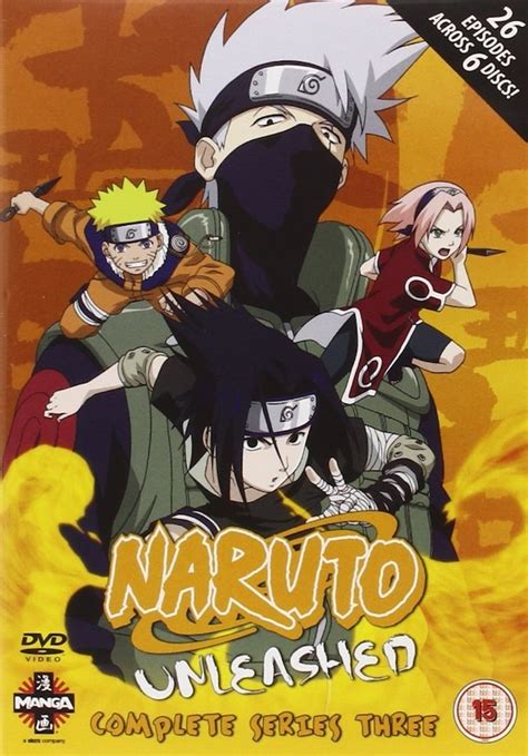 Naruto Unleashed The Complete Series 3 6 Disc Import Cdon