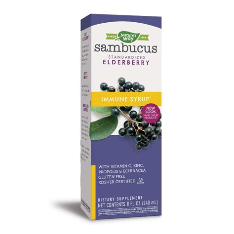 Maybe you would like to learn more about one of these? Nature's Way Sambucus Immune Elderberry Syrup, Herbal ...