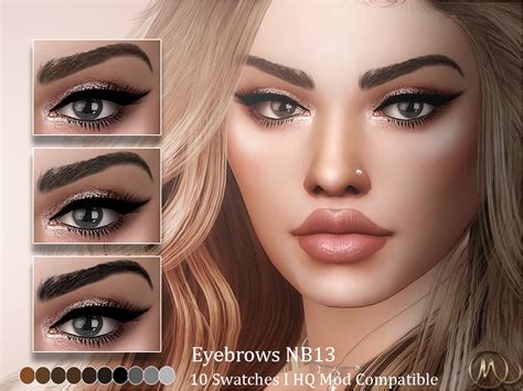 The Sims 4 Custom Content Eyebrows Jesview