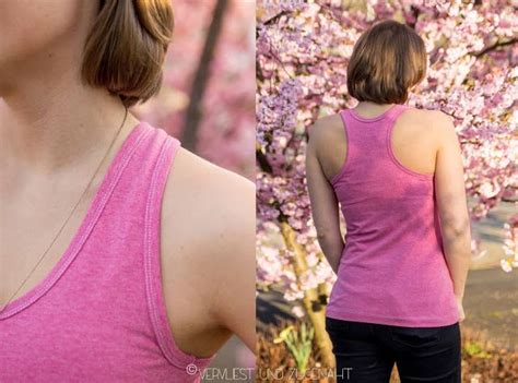 Racerback Top In Pink Oberteile