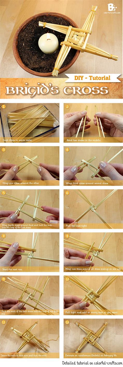 Diy Brigids Cross Tutorial How To Make A Straw Cross For