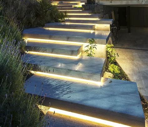 How To Light Outdoor Concrete Steps Outdoor Lighting Ideas