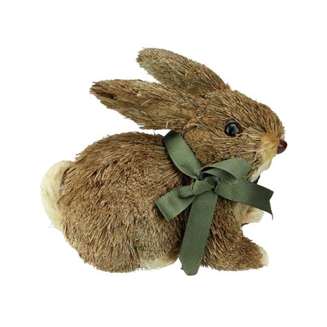 Northlight 8 Sisal Laying Bunny Rabbit Spring Easter Figure Brown
