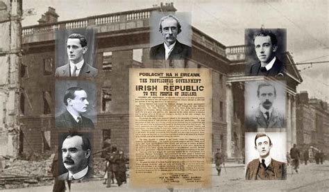 The 1916 Easter Rising The Seven Signatories Of The Proclamation Of