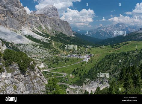 Falzarego Pass Dolomites Alps Province Of Belluno Veneto Region
