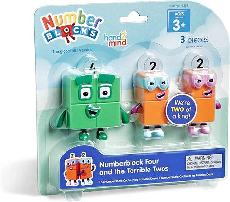Hand2mind Numberblocks One And Two Playful Pals Animales De Peluche