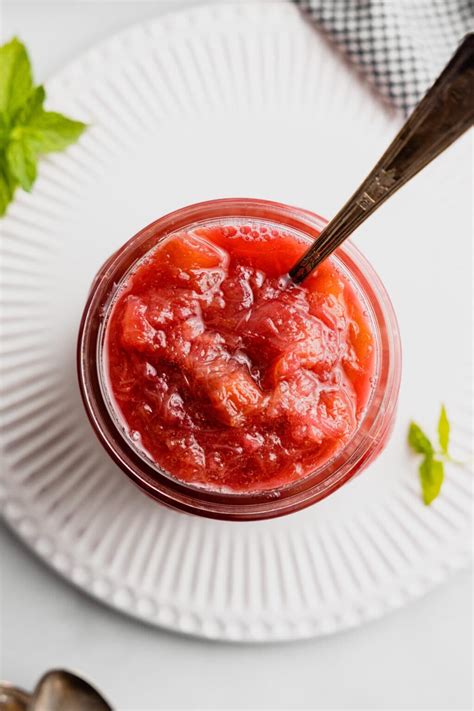 Simple Rhubarb Compote Recipe Recipe Midwest Nice