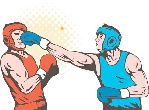 Banner Royalty Free Download Boxer Clipart Boxing Punch