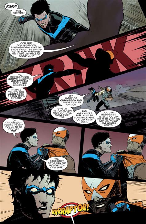 Dc Comics Rebirth Universe And Nightwing 34 Spoilers Raptor Gets