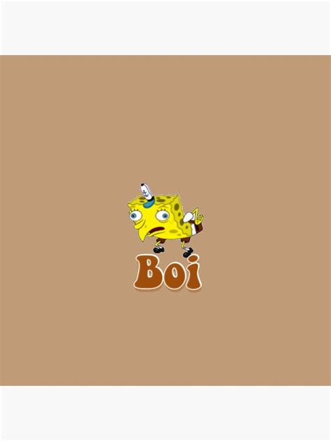 Spongebob Boi Meme Sticker For Sale By Imjaylaaa Redbubble