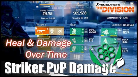 The Division My Striker Classified Set Best Pvp Build Darkzone Gameplay Youtube