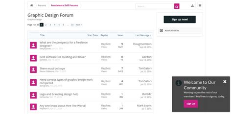 14 Top Graphic Design Forums Free And Premium Templates