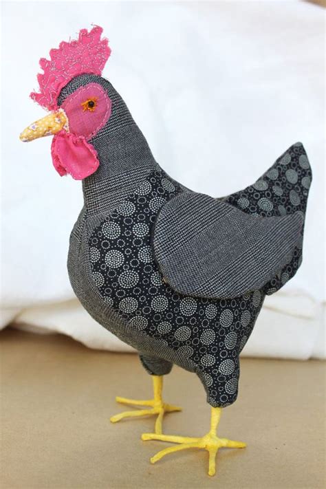 Free Stuffed Chicken Sewing Pattern Rosannekamil