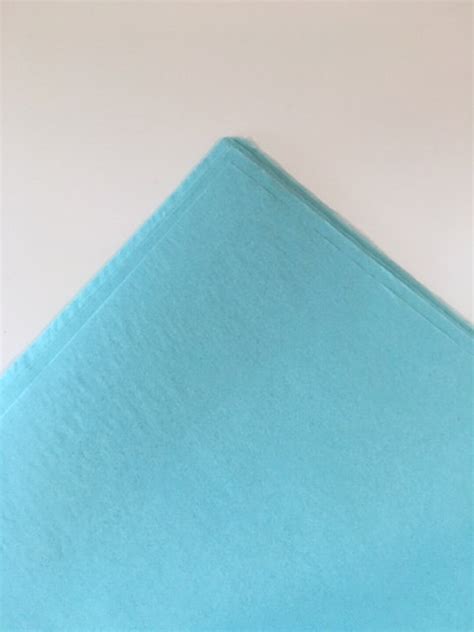 Aquamarine Tissue Paper Sheets Blue Bulk Aqua Tissue Paper Etsy