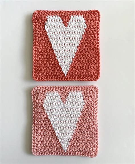 Daisy Farm Crafts Crochet Hot Pads Hot Pads Crochet Valentine Patterns
