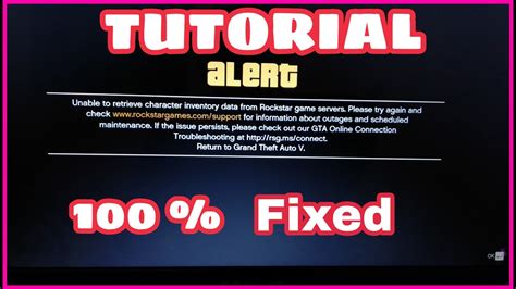 Return to grand theft auto v. GTA 5 TUTORIAL | Unable to retrieve character inventory ...