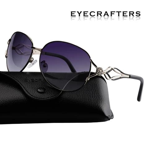 Eyecrafters Female Luxury Brand Designer Womens Sunglasses Polarized Retro Vintage Fashion