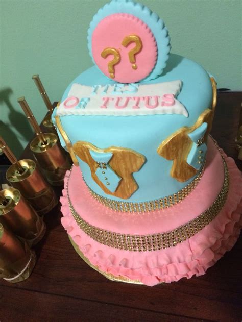 ties or tutus gender reveal cake gender reveal cake tutus gender reveal cake