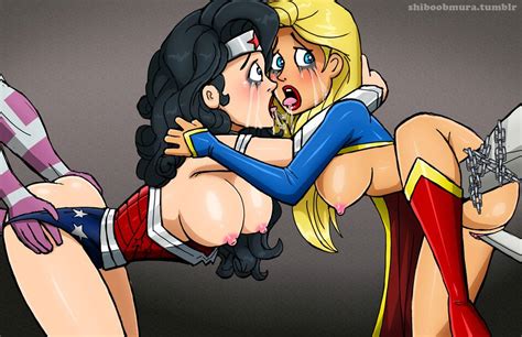 Wonder Woman And Supergirl Fucked By Villains Justice