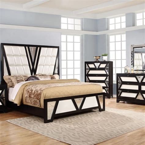 So it stands to reason that it should be as comfortable, personal bedroom furniture for every style. Ultra Modern with Geometric Designs 5 Piece Bedroom Group ...