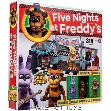 Five Nights At Freddys Show Stage Mcfarlane Building Set 12035 New 314