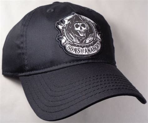 Hat Cap Licensed Sons Of Anarchy Soa Patch Black Cc Ebay