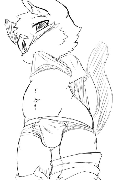 Rule 34 Anthro Blush Briefs Bulge Clothed Clothing Clothing Lift