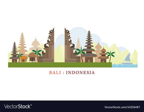 Gapura Bali Vector