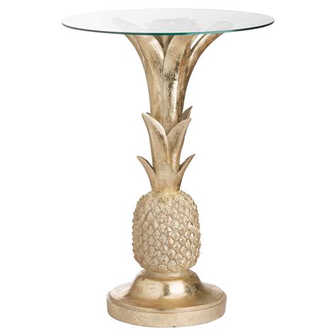 Ashby Gold Pineapple Side Table Wholesale By Hill Interiors