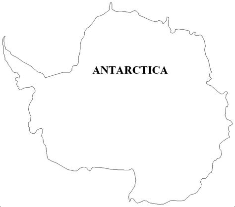 Antarctica Outline Map Printable Printable Maps Images And Photos Finder