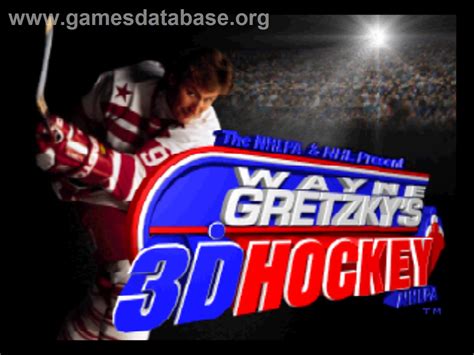 Wayne Gretzky S 3D Hockey Nintendo N64 Artwork Title Screen