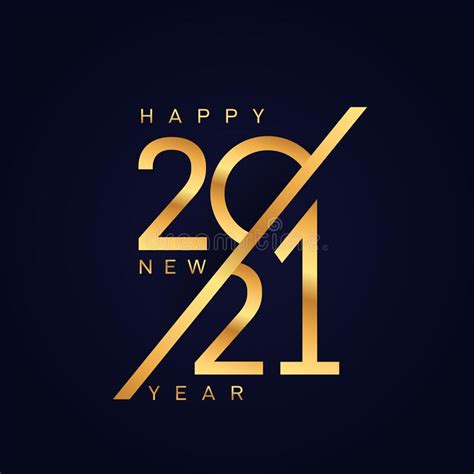 Golden Text Happy New Year 2022 With Bright Sparkles Handwritten