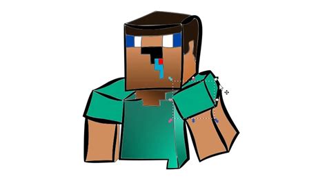 Speed Drawing Minecraft Noob Youtube