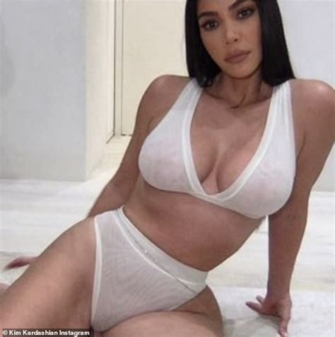 Kim Kardashian Shares Racy Photos Of Skims Underwear Range Daily Mail