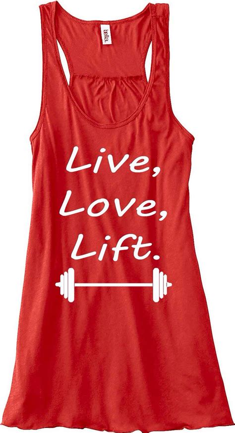 Live Love Lift Gym Tank Tops Flowy Tank Tops Athletic Tank Tops