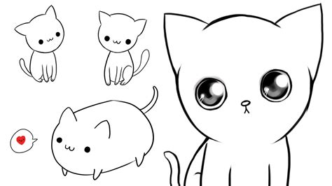 The artist creates portraits and landscapes, but it's the paintings about kittens that. 3 ways to draw cute cats - YouTube