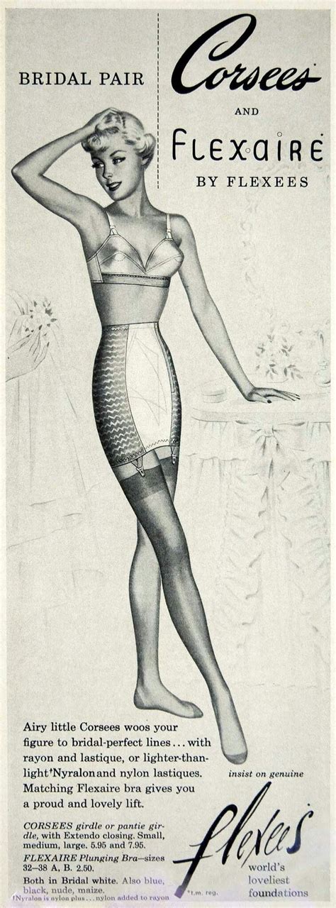Pin On Vintage Lingerie Ads A M