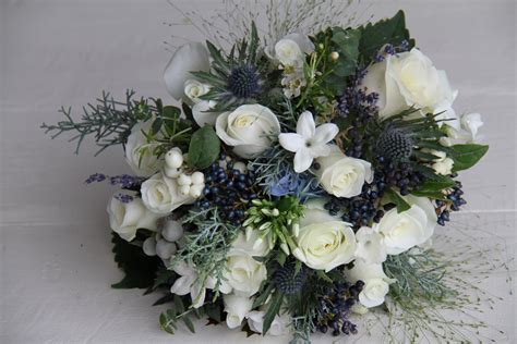 The Flower Magician Winter Frost Wedding Bouquet