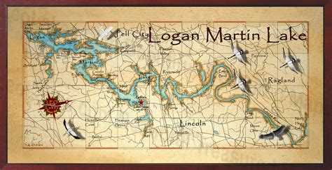 Leo Lakes Logan Martin Lake Map