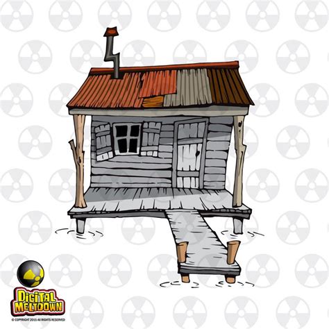 Our site is located approximately six miles off of highway 71 near coushatta, la. Louisiana Vector Clipart Vector Swamp Cabin with Dock Auto ...