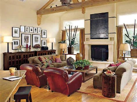 Living room layout with sofa and two oversized chairs. furniture placement with large fireplace in great room ...