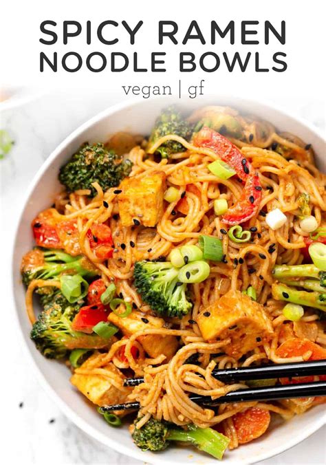 30 Minute Vegan Red Curry Noodle Bowls Simply Quinoa