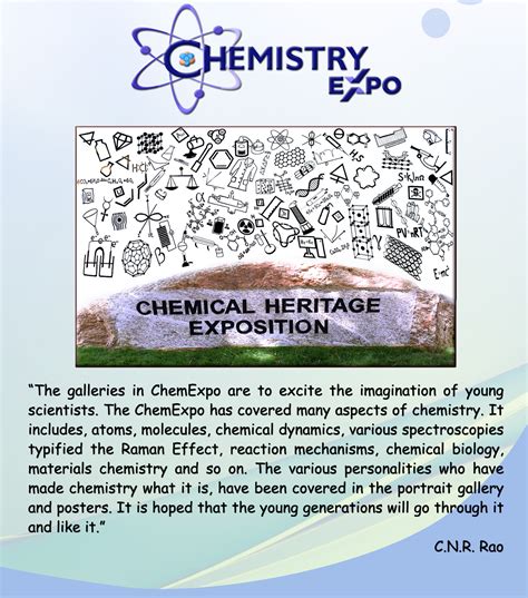 Chemical Heritage Exposition Jawaharlal Nehru Centre For Advanced