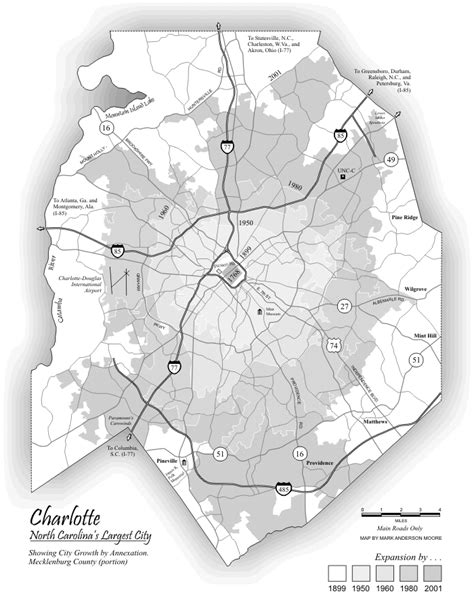 Map City Of Charlotte
