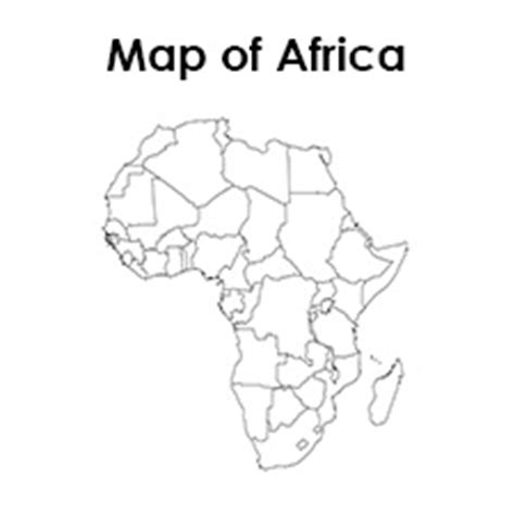 With this map, you can also isolate a country and create a subdivisions map just for it. Printable Blank Map of Africa - Tim's Printables