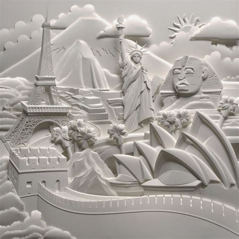 Simply Creative 3d Paper Sculptures By Jeff Nishinaka