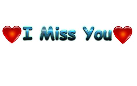 Miss You Png Free Logo Image