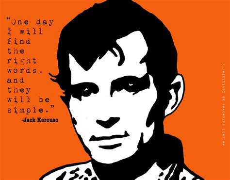 Jack Kerouac With Quote Art Print Wall Decor Literary Etsy