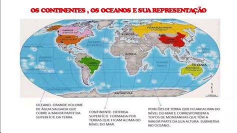 8° Ano Cng Aula 8 Geografia Os Continentes Os Oceanos E Sua
